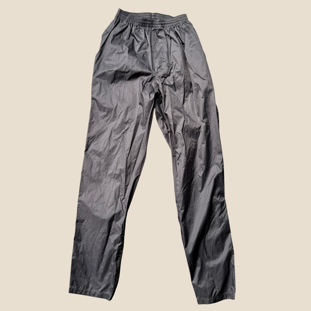 Quechua Oxylane Rain Pants Womens XS‎ Gray Waterproof Nylon Hiking Outdoor Gorp